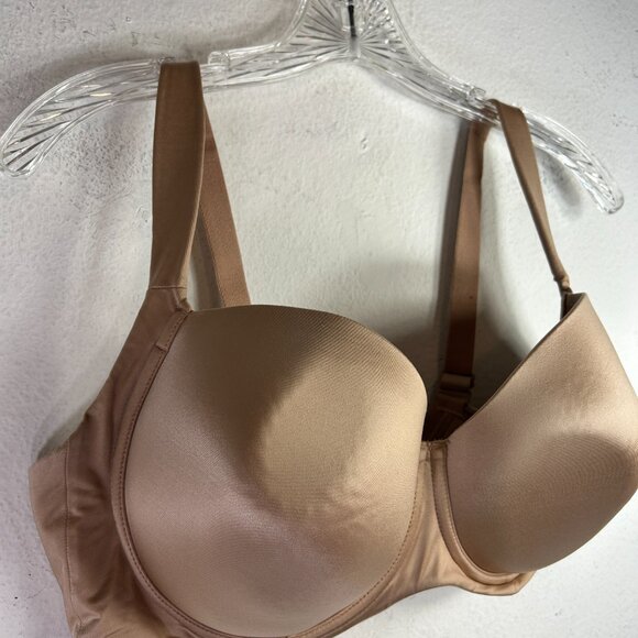 Soma Stunning Support Full Coverage Nude Tan Bra 40DD underwire padded - Picture 2 of 7